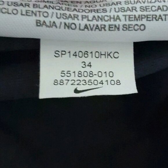 Nike Golf Shorts Men's 36x11 Dri-Fit Flat Front Black 551808-010 Preppy Stretch - Picture 3 of 11